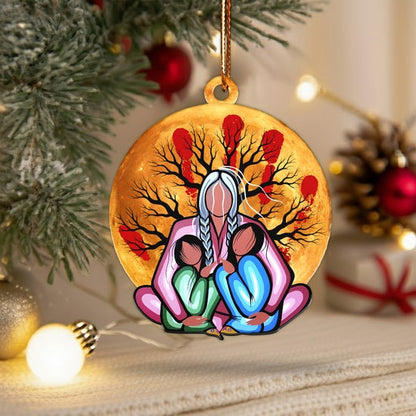 Embrace of the Ancestors Native Memorial Ornament Unique Christmas Gift Decor Flat Acrylic