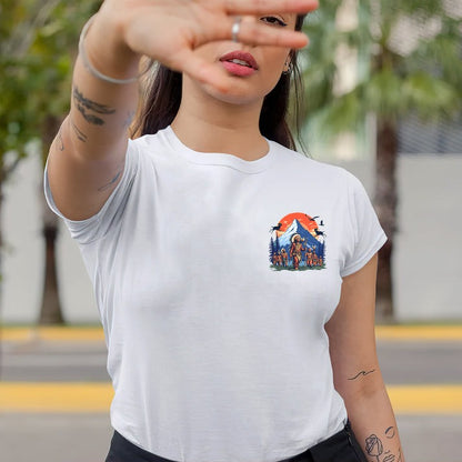 No One Is Illegal on Stolen Land Indigenous Graphic - Two sides - Unisex T-Shirt/T-Shirt V-Neck/Hoodie/Sweatshirt