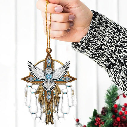 Owl Native American - Unique Christmas Gift Decor Flat Acrylic