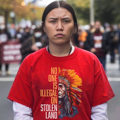 No One Is Illegal On Stolen Land T-Shirt/Hoodie/Sweatshirt