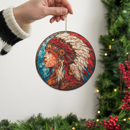 Tribal Spirit Native American – Unique Christmas Gift Decor Flat Acrylic