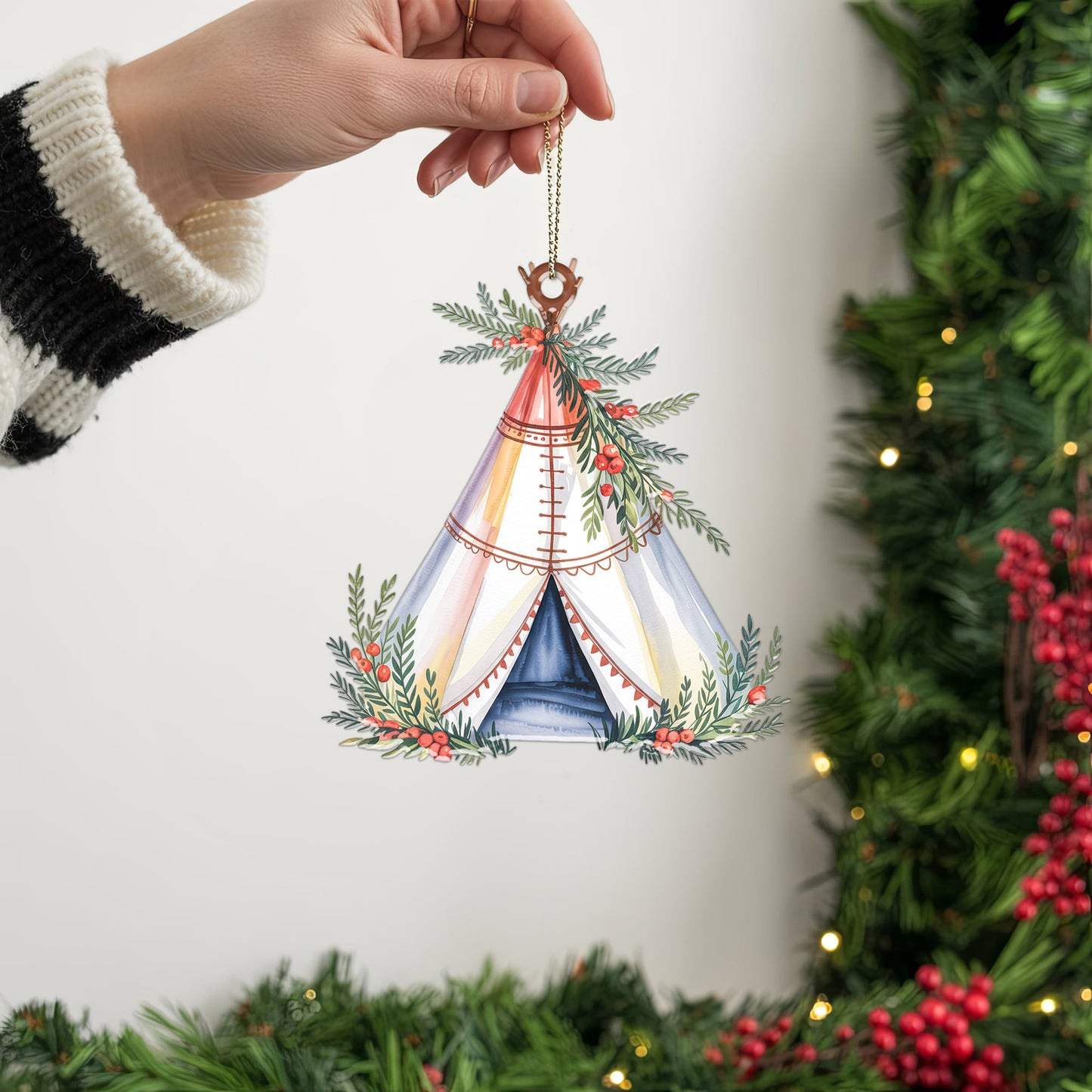 Tipi Spirit Native American - Unique Christmas Gift Decor Flat Acrylic