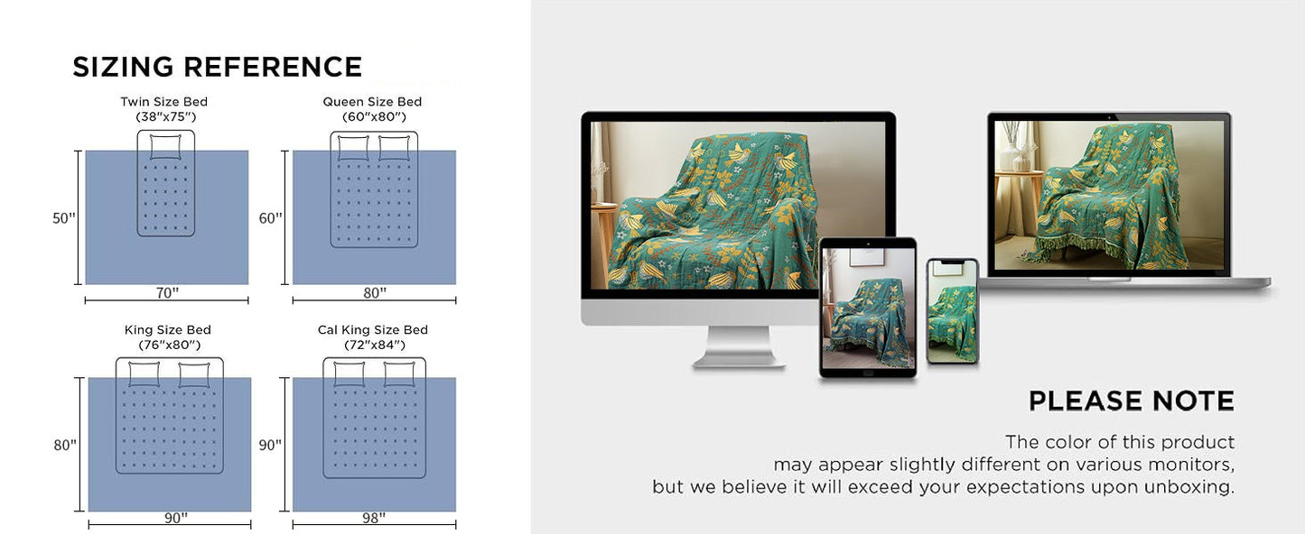 Bohemian Reversible Woven Blanket – Terracotta & Black Geometric Throw