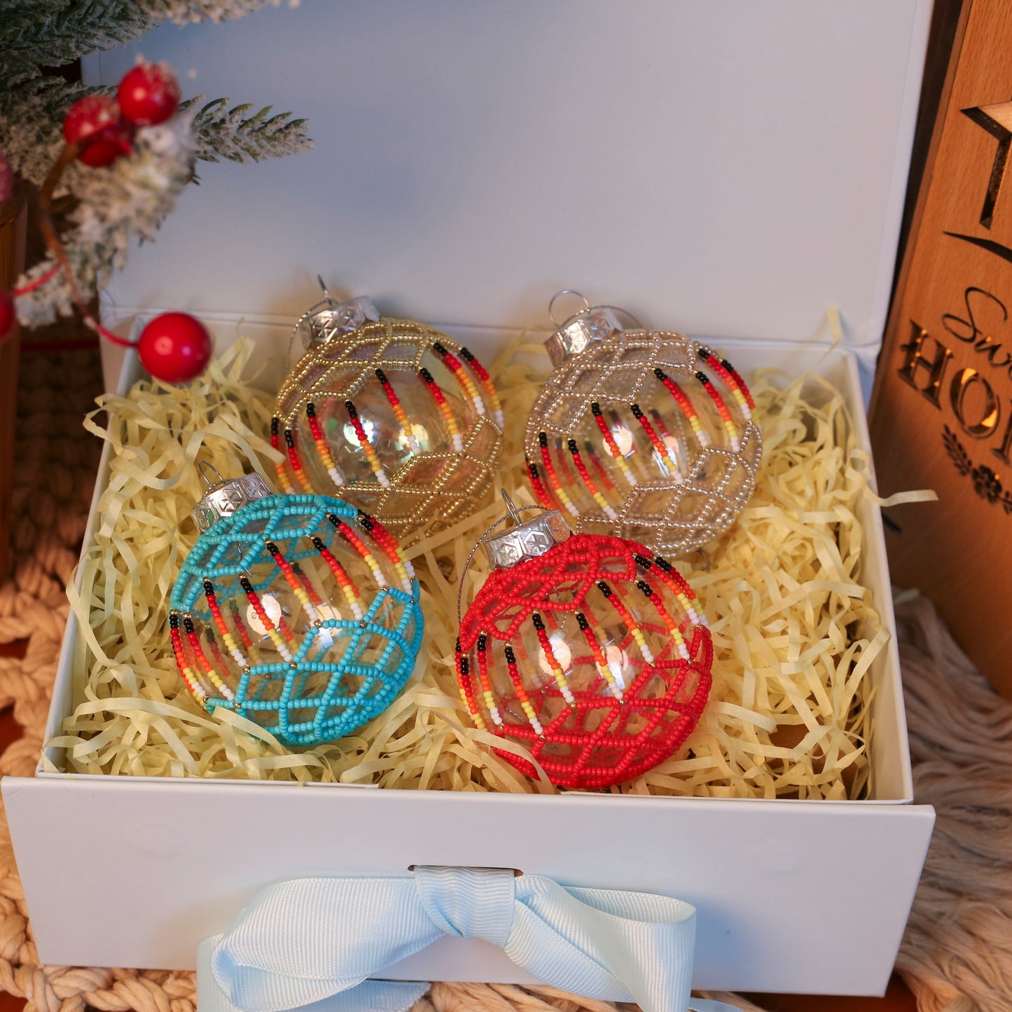 [New Edition] Spirit Beaded Handmade Ornament – Native Inspired Holiday Decor Gift