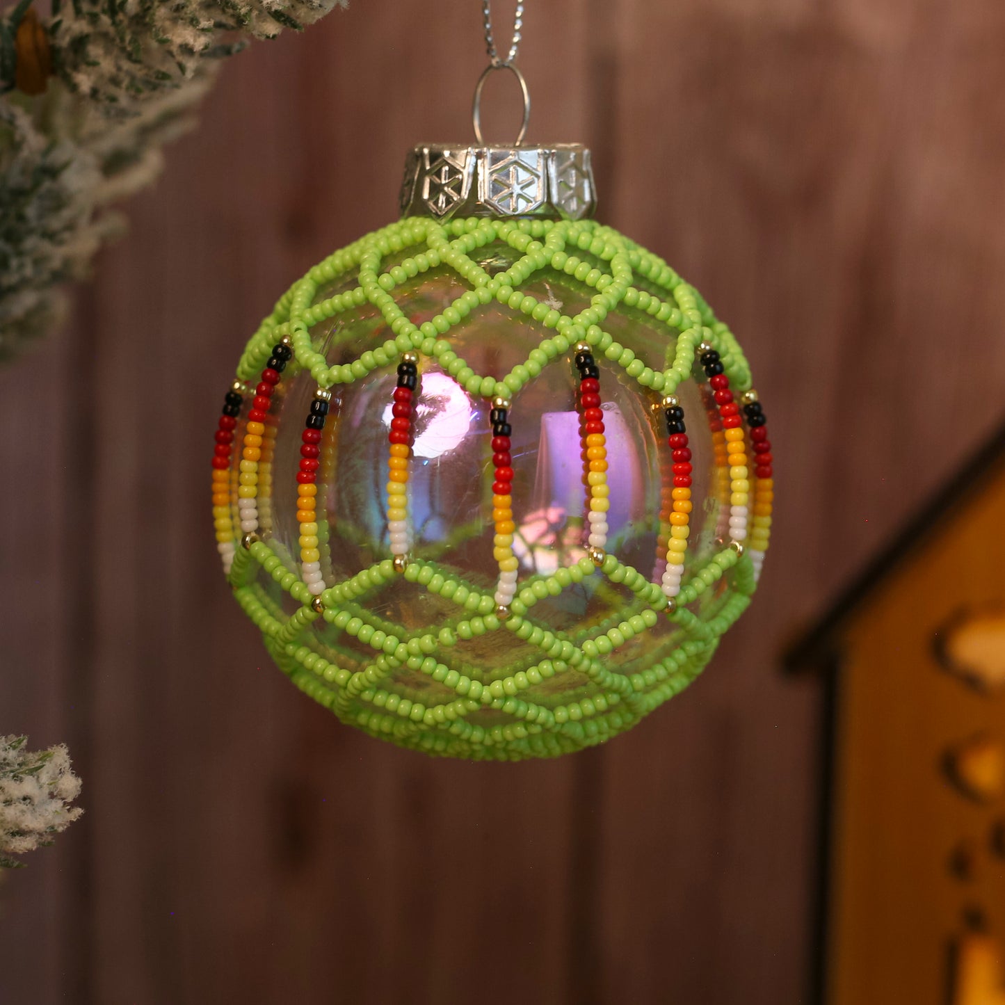 [New Edition] Spirit Beaded Handmade Ornament – Native Inspired Holiday Decor Gift