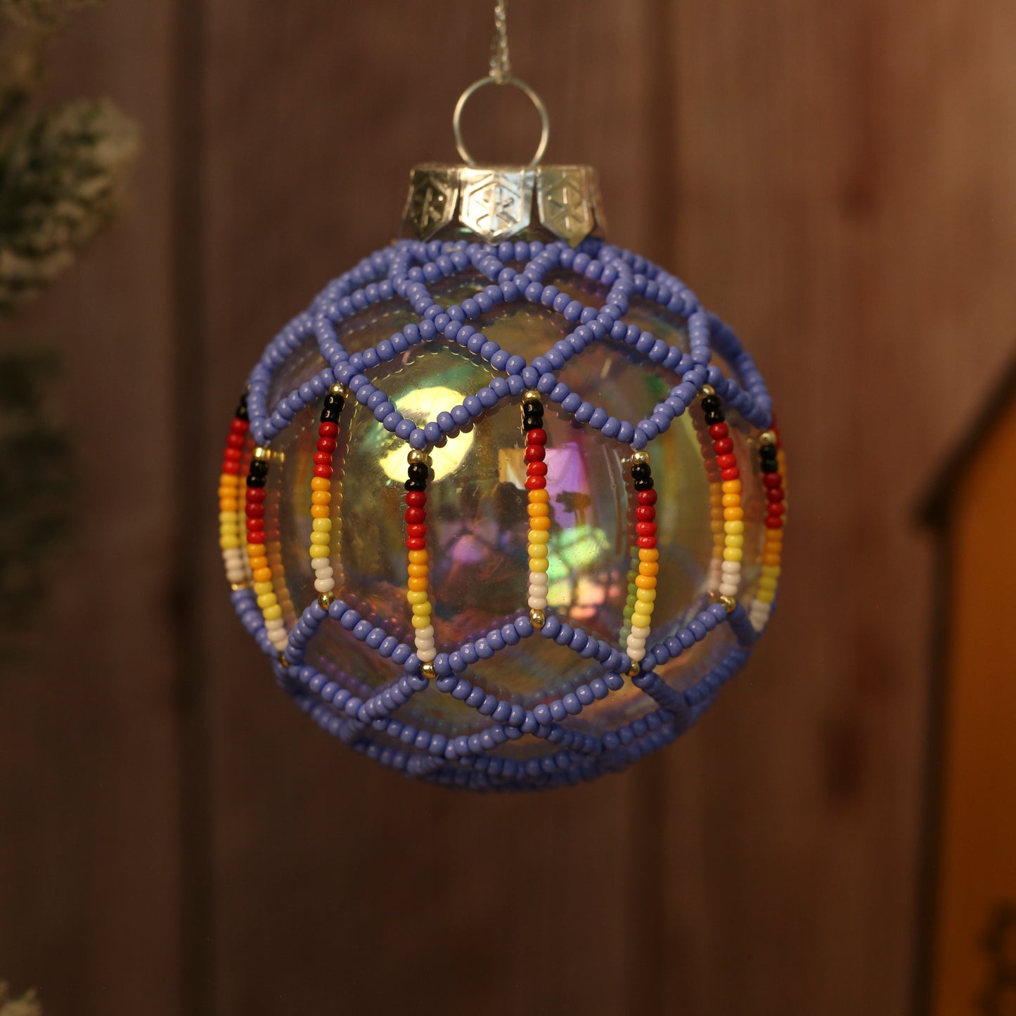 [New Edition] Spirit Beaded Handmade Ornament – Native Inspired Holiday Decor Gift