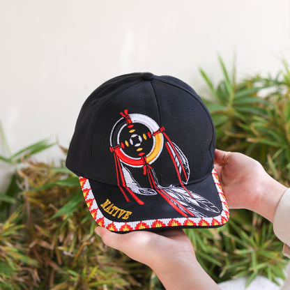 Dreamcatcher Embroidered Beaded Baseball Cap With Brim Unisex Native American Style