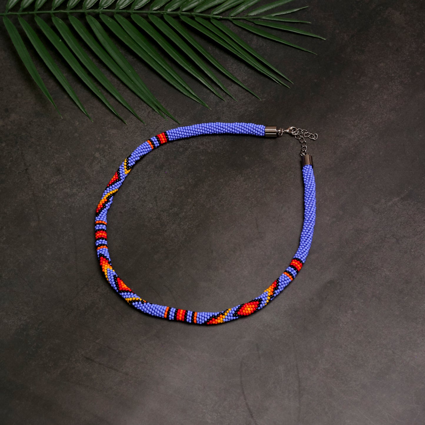 Inspired Beaded Handmade Necklace Unisex With Native American Style