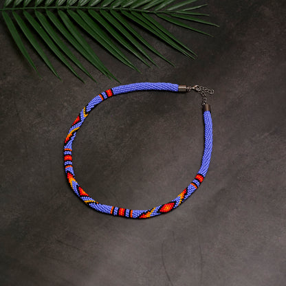 Inspired Beaded Handmade Necklace Unisex With Native American Style