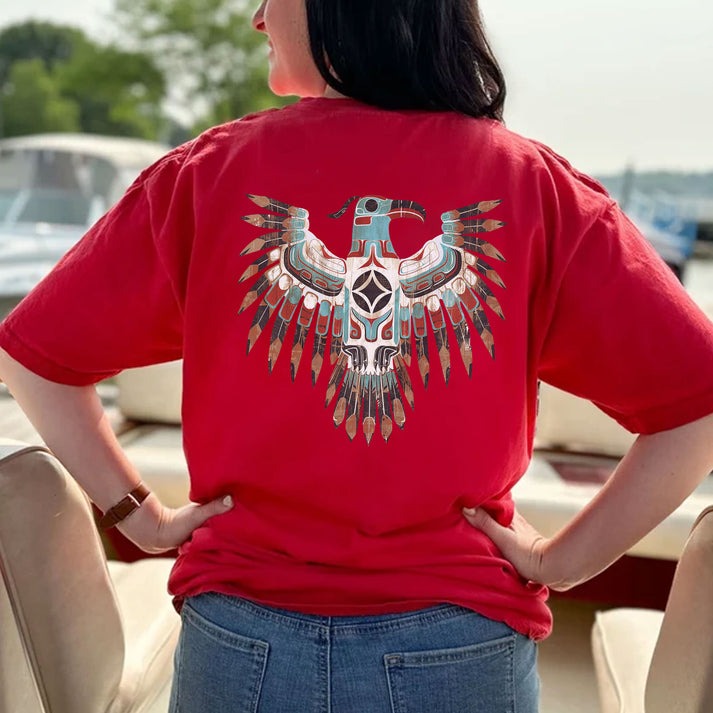 Thunderbird Native American Eagle Unisex - Two sides - T-Shirt/Hoodie/Sweatshirt