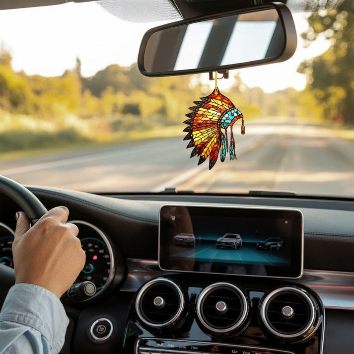 Native American Headdress - Tribal Pride Decor Flat Acrylic