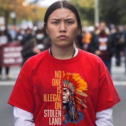 NO ONE IS ILLEGAL ON STOLEN LAND Unisex T-Shirt/Hoodie/Sweatshirt