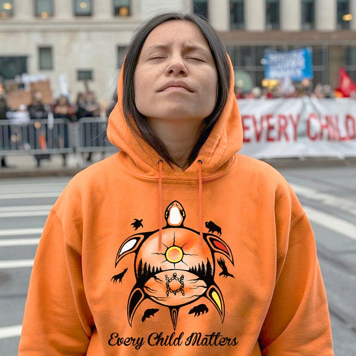 Every Child Matters Turtle For Orange Shirt Day Unisex T-Shirt/Hoodie/Sweatshirt