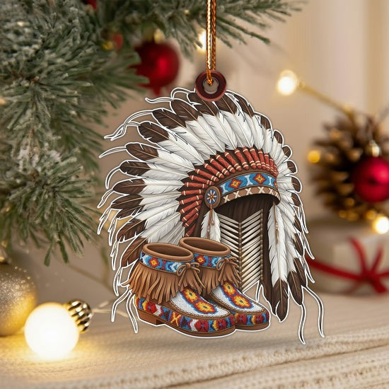 Spirit of the Chief Ornament Unique Christmas Gift Decor Flat Acrylic