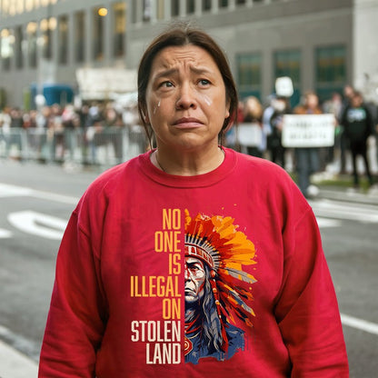 NO ONE IS ILLEGAL ON STOLEN LAND Unisex T-Shirt/Hoodie/Sweatshirt