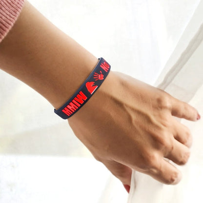 MMIW No More Stolen Sisters Silicone Wristband