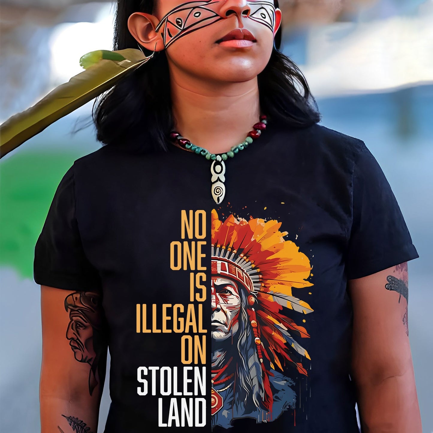 No One Is Illegal On Stolen Land T-Shirt/Hoodie/Sweatshirt