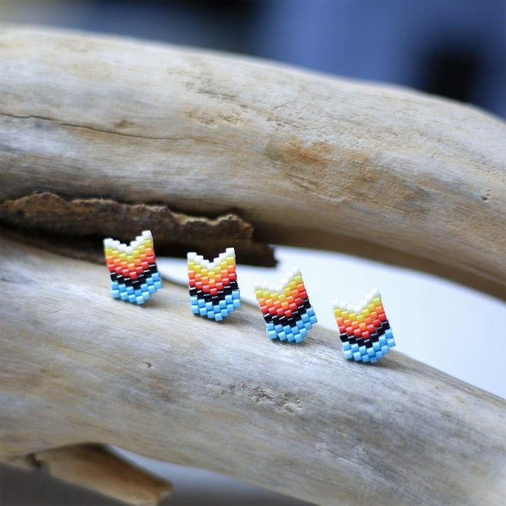 Native Style Miyuki Beaded Handmade Earrings for Women