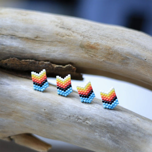 Native Style Miyuki Beaded Handmade Earrings for Women