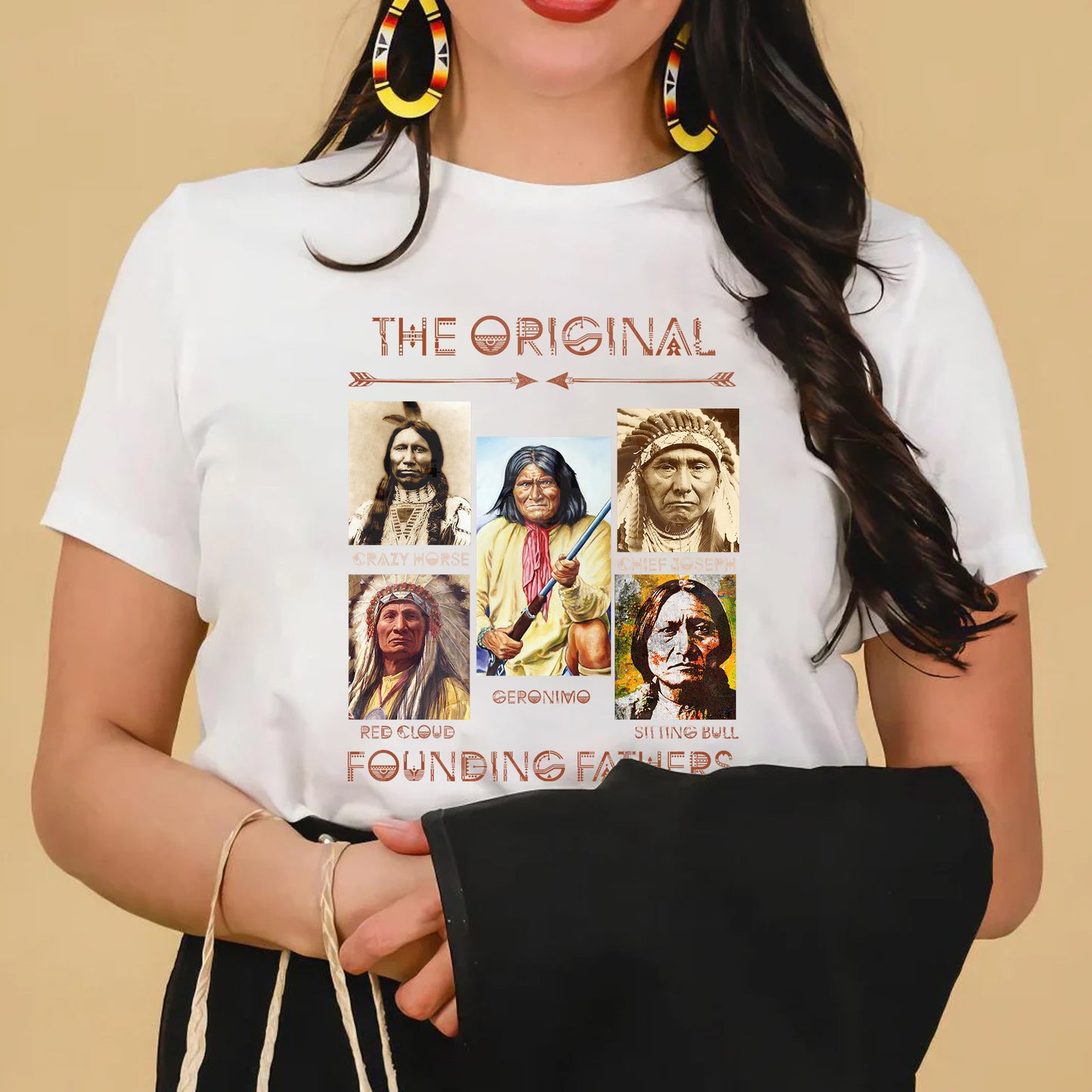 Native American The Original Founding Five Father T-Shirt/Hoodie/Sweatshirt