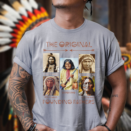 Native American The Original Founding Five Father T-Shirt/Hoodie/Sweatshirt