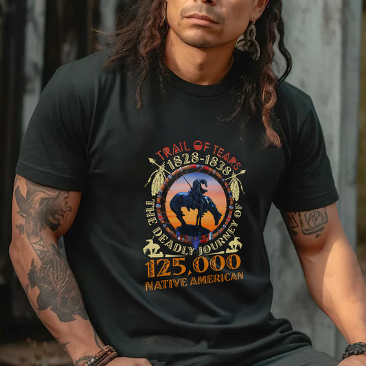 Trail of Tears Memorial – 125,000 Native Americans Lost Unisex - T-Shirt/Hoodie/Sweatshirt