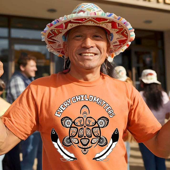 Every Child Matters Turtle For Orange Shirt Day Unisex T-Shirt/Hoodie/Sweatshirt