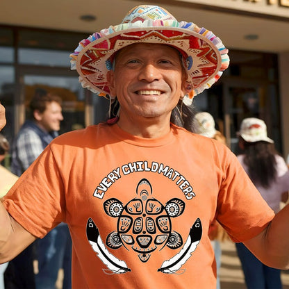 Every Child Matters Turtle For Orange Shirt Day Unisex T-Shirt/Hoodie/Sweatshirt
