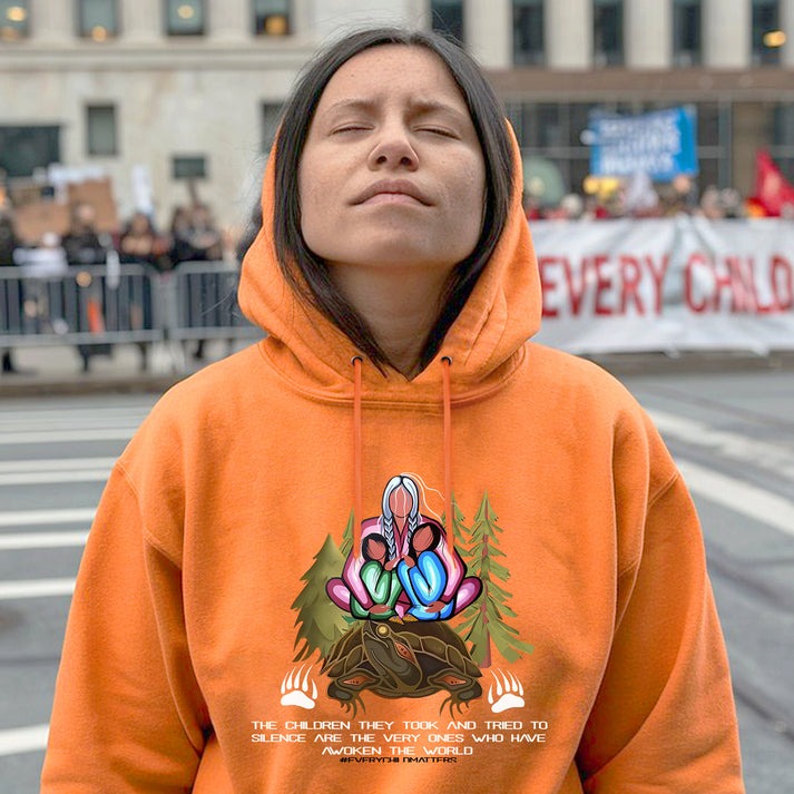 Every Child Matters Protect Them For Orange Shirt Day Unisex T-Shirt/Hoodie/Sweatshirt