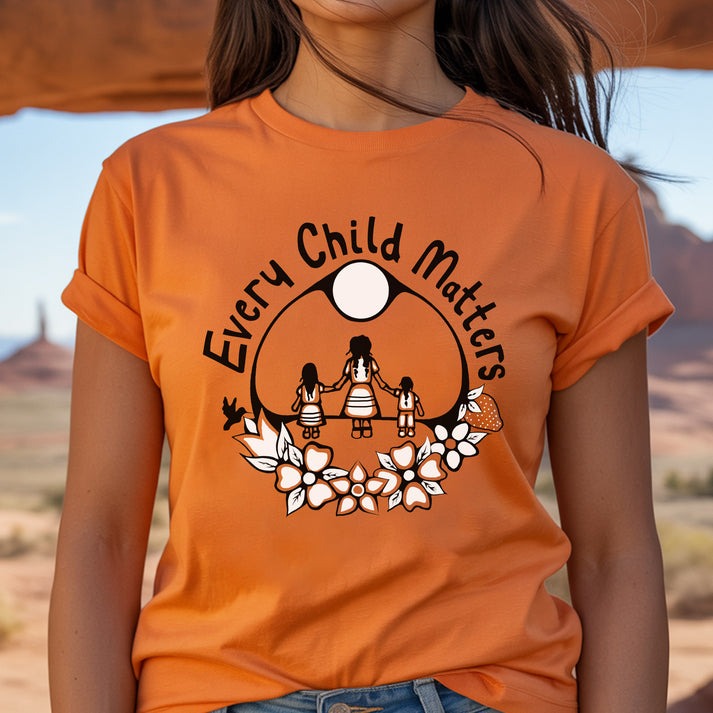 Every Child Matters Native Children For Orange Shirt Day Unisex T-Shirt/Hoodie/Sweatshirt