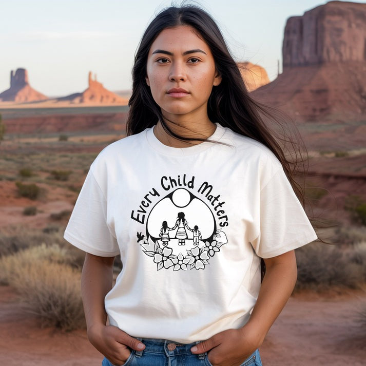 Every Child Matters Native Children For Orange Shirt Day Unisex T-Shirt/Hoodie/Sweatshirt