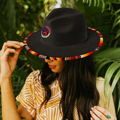 MMIW Fedora Hatband for Men/Women Beaded Brim with Native American Style