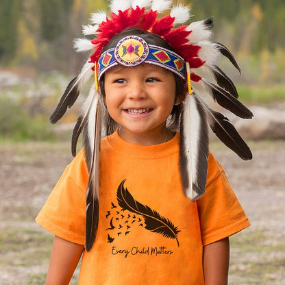 Every Child Matters Feather Flying Birds Design For Orange Shirt Day T-Shirt/Hoodie/Sweatshirt