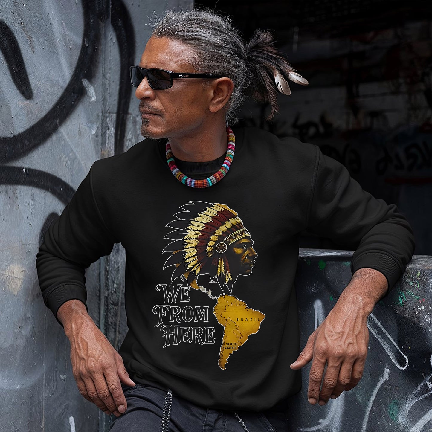We From Here Indigenous Pride – Unisex T-Shirt/Hoodie/Sweatshirt