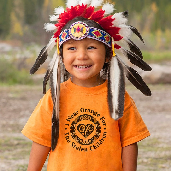 Every Child Matters Indigenous Heart & Symbol Design Unisex T-Shirt/Hoodie/Sweatshirt