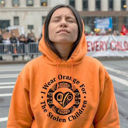 Every Child Matters Indigenous Heart & Symbol Design Unisex T-Shirt/Hoodie/Sweatshirt