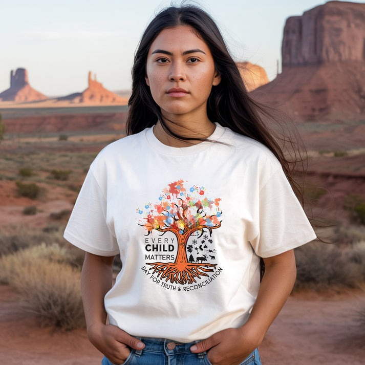 Every Child Matters Tree Of Life, Handprints Of Hope, And Healing Unisex T-Shirt/Hoodie/Sweatshirt