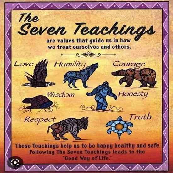 The Seven Sacred Laws Native American Indigenous Culture Unisex T-Shirt/Hoodie/Sweatshirt