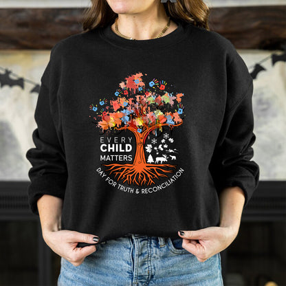 Every Child Matters Tree Of Life, Handprints Of Hope, And Healing Unisex T-Shirt/Hoodie/Sweatshirt