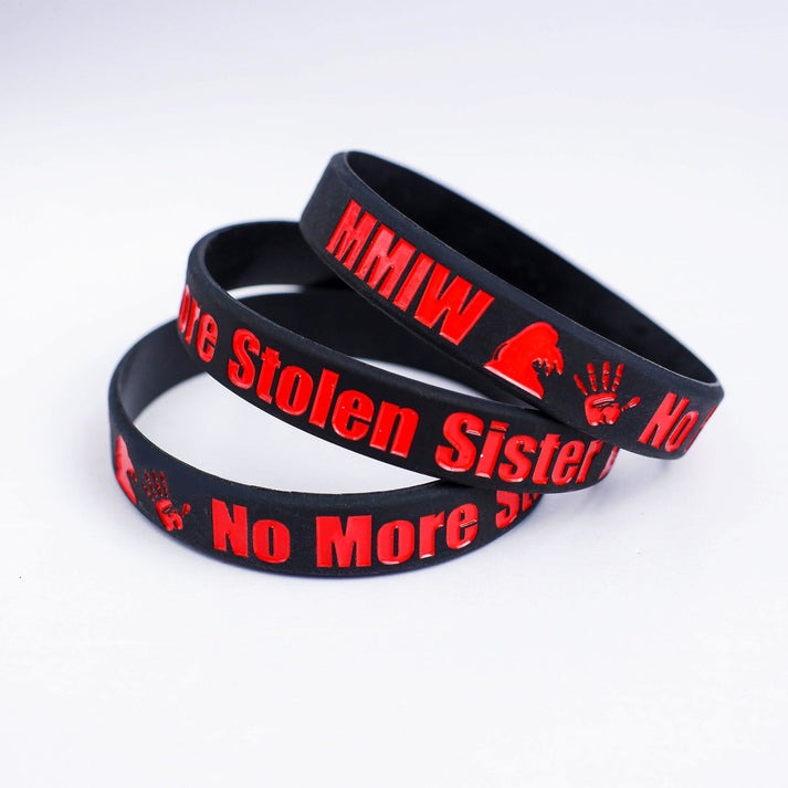 MMIW No More Stolen Sisters Silicone Wristband
