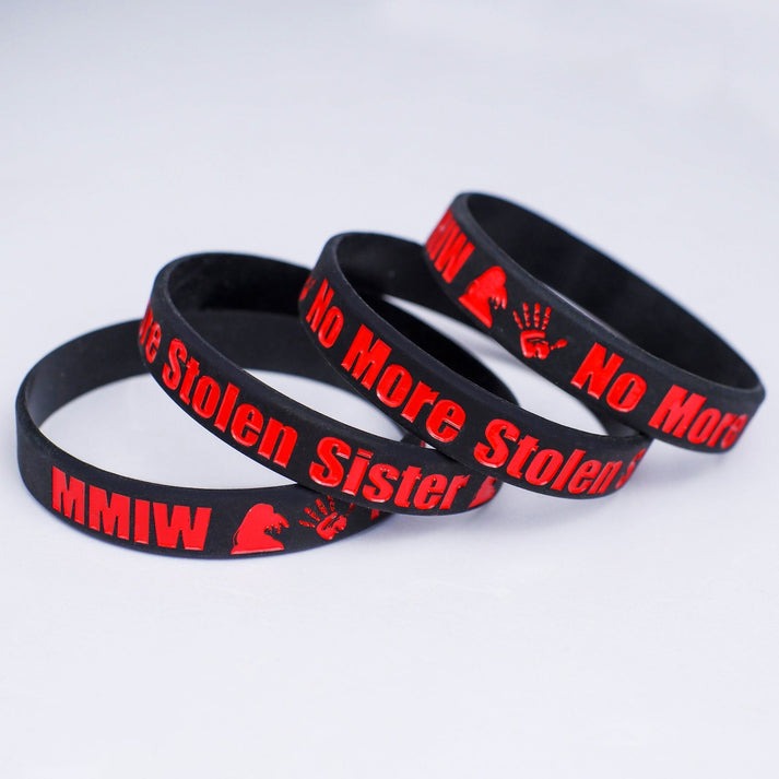 MMIW No More Stolen Sisters Silicone Wristband