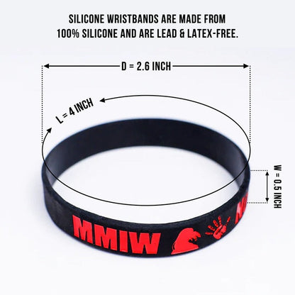MMIW No More Stolen Sisters Silicone Wristband