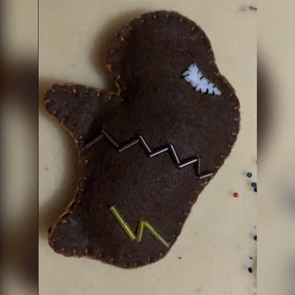 Handmade Native Ornament Set – Buffalo, Horse, Teepee & Feather